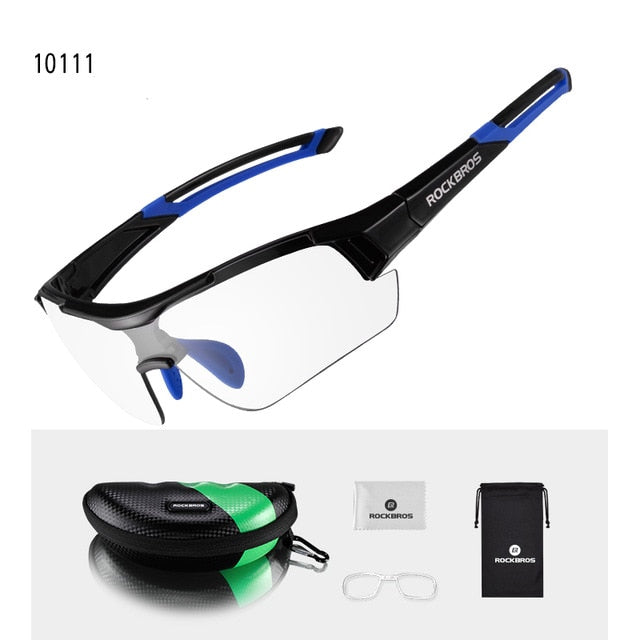 mtb goggles photochromic ROCKBROS Photochromic Cycling Bicycle Bike Glasses Outdoor Sports MTB – CyclingEyewear