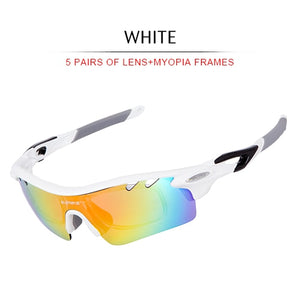 INBIKE Polarized Cycling Glasses 5 Lens MTB Bike Glasses Outdoor Sport Eyewear Men Women Running Driving Bicycle Sunglasses