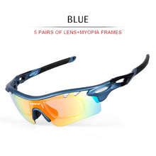 Load image into Gallery viewer, INBIKE Polarized Cycling Glasses 5 Lens MTB Bike Glasses Outdoor Sport Eyewear Men Women Running Driving Bicycle Sunglasses