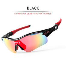 Load image into Gallery viewer, INBIKE Polarized Cycling Glasses 5 Lens MTB Bike Glasses Outdoor Sport Eyewear Men Women Running Driving Bicycle Sunglasses