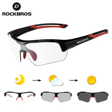 Load image into Gallery viewer, ROCKBROS Photochromic Cycling Bicycle Bike Glasses Outdoor Sports MTB Bicycle Bike Sunglasses Goggles Bike Eyewear Myopia Frame