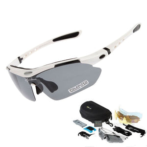 RockBros Polarized Cycling Sun Glasses Outdoor Sports Bicycle Glasses Men Women Bike Sunglasse Eyewear 5 Lens Unisex 29g Goggle
