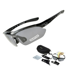 Load image into Gallery viewer, RockBros Polarized Cycling Sun Glasses Outdoor Sports Bicycle Glasses Men Women Bike Sunglasse Eyewear 5 Lens Unisex 29g Goggle