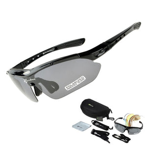 RockBros Polarized Cycling Sun Glasses Outdoor Sports Bicycle Glasses Men Women Bike Sunglasse Eyewear 5 Lens Unisex 29g Goggle