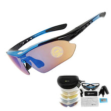 Load image into Gallery viewer, RockBros Polarized Cycling Sun Glasses Outdoor Sports Bicycle Glasses Men Women Bike Sunglasse Eyewear 5 Lens Unisex 29g Goggle