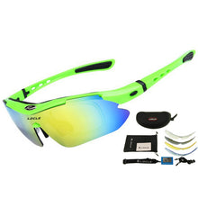Load image into Gallery viewer, LOCLE Professional Cycling Eyewear UV400 Polarized Cycling Glasses Bike Bicycle Glasses Cycling Sunglasses Gafas Cicismo Goggles