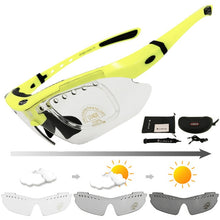 Load image into Gallery viewer, LOCLE Photochromic Cycling Bicycle Bike Glasses Outdoor Sports Bicycle Bike Sunglasses Goggles Bike Eyewear UV400 Gafas Ciclismo