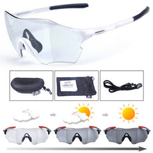 Load image into Gallery viewer, LOCLE Photochromic Cycling Bicycle Bike Glasses Outdoor Sports Bicycle Bike Sunglasses Goggles Bike Eyewear UV400 Gafas Ciclismo