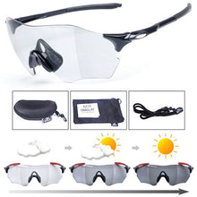 Load image into Gallery viewer, LOCLE Photochromic Cycling Bicycle Bike Glasses Outdoor Sports Bicycle Bike Sunglasses Goggles Bike Eyewear UV400 Gafas Ciclismo