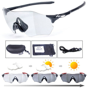 LOCLE Photochromic Cycling Bicycle Bike Glasses Outdoor Sports Bicycle Bike Sunglasses Goggles Bike Eyewear UV400 Gafas Ciclismo