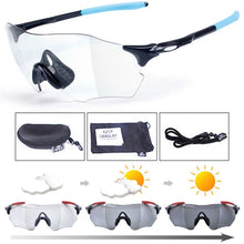 Load image into Gallery viewer, LOCLE Photochromic Cycling Bicycle Bike Glasses Outdoor Sports Bicycle Bike Sunglasses Goggles Bike Eyewear UV400 Gafas Ciclismo