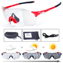 Load image into Gallery viewer, LOCLE Photochromic Cycling Bicycle Bike Glasses Outdoor Sports Bicycle Bike Sunglasses Goggles Bike Eyewear UV400 Gafas Ciclismo